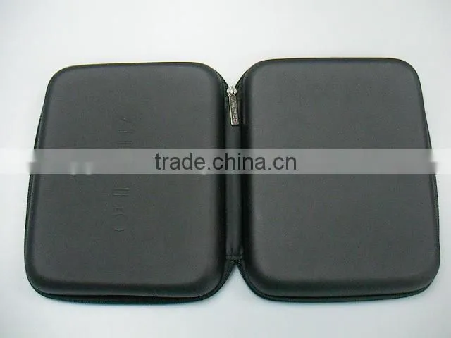 GC- Black Hard metal puller waterProof Storage eva travel bags for electronics