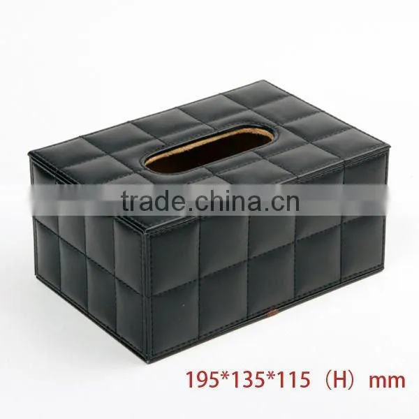 Classical color Black plastic tissue boxes