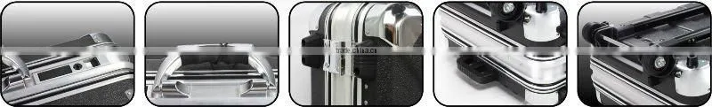 heavy duty aluminum waterproof Progress Professional shockproof Tool Case
