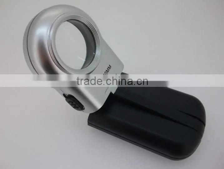 High quality reading foldable LED light magnifying glass
