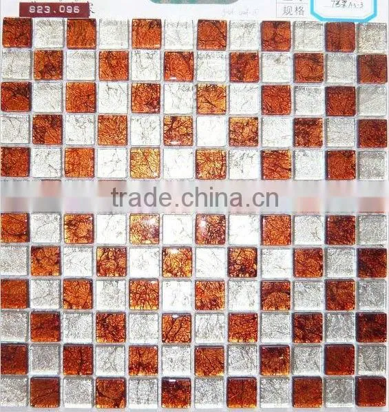 red backsplash tile