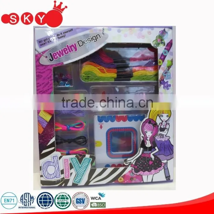 Beauty DIY beads set educational toys for kids 2016 new item diy girls gift toys