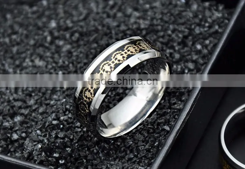 Classic Mens Wedding Band Never Fade Polished Stainless Steel Silver Rings Jewelry