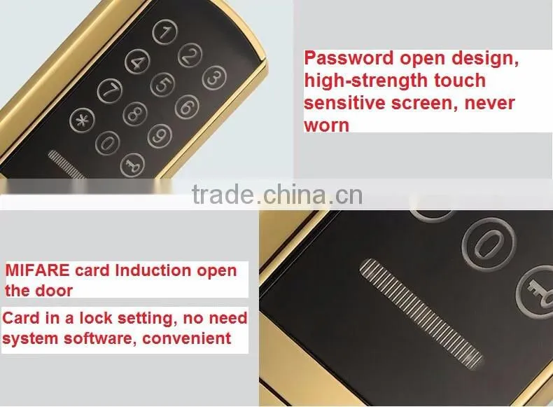 biometric keypad fingerprint door lock remote control electric glass door lock
