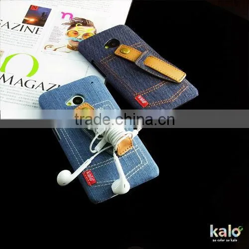 Denim Winder Cases For New HTC ONE phone accessory, mobile phone cover