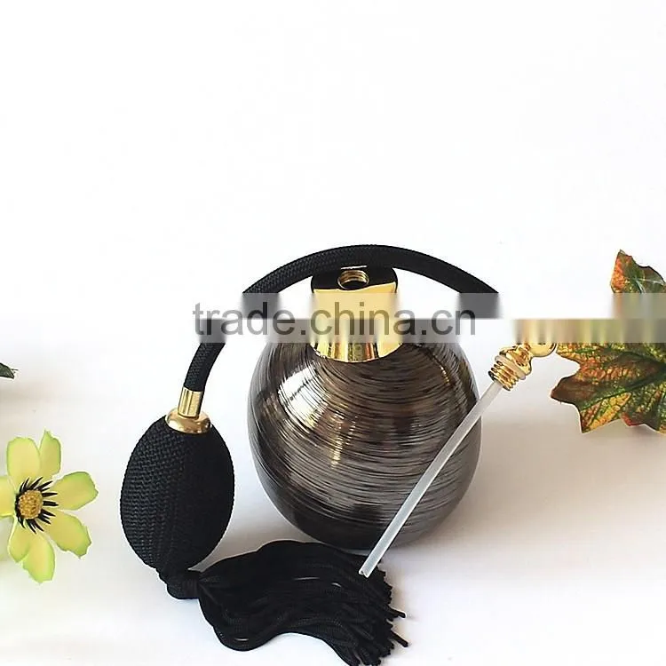 Wholesale unique design 100ml luxury airbag glass perfume bottle & Empty bottle with pump airbag atomizer spray