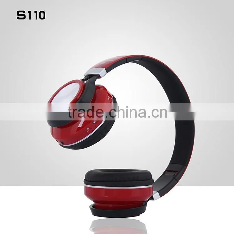 NEW SNHALSAR S110 big daddy bass bluetooth headphone, wireless headset with mic