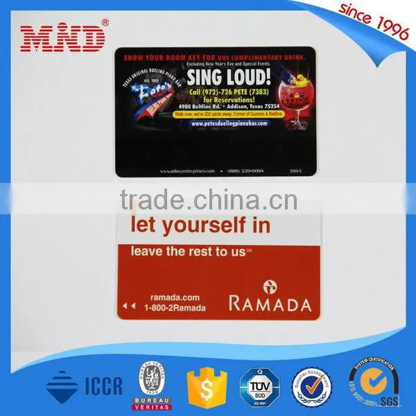 MDH285 High Quality Printing RFID Hotel Key Card with Custom Artwork