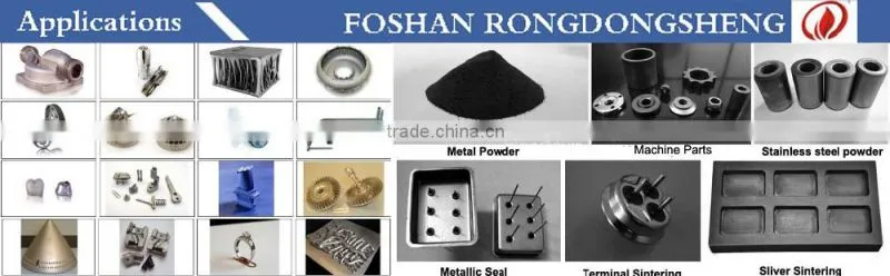 high temperature continuous atmosphere protective powder metallurgy fast sintering muffle furnace