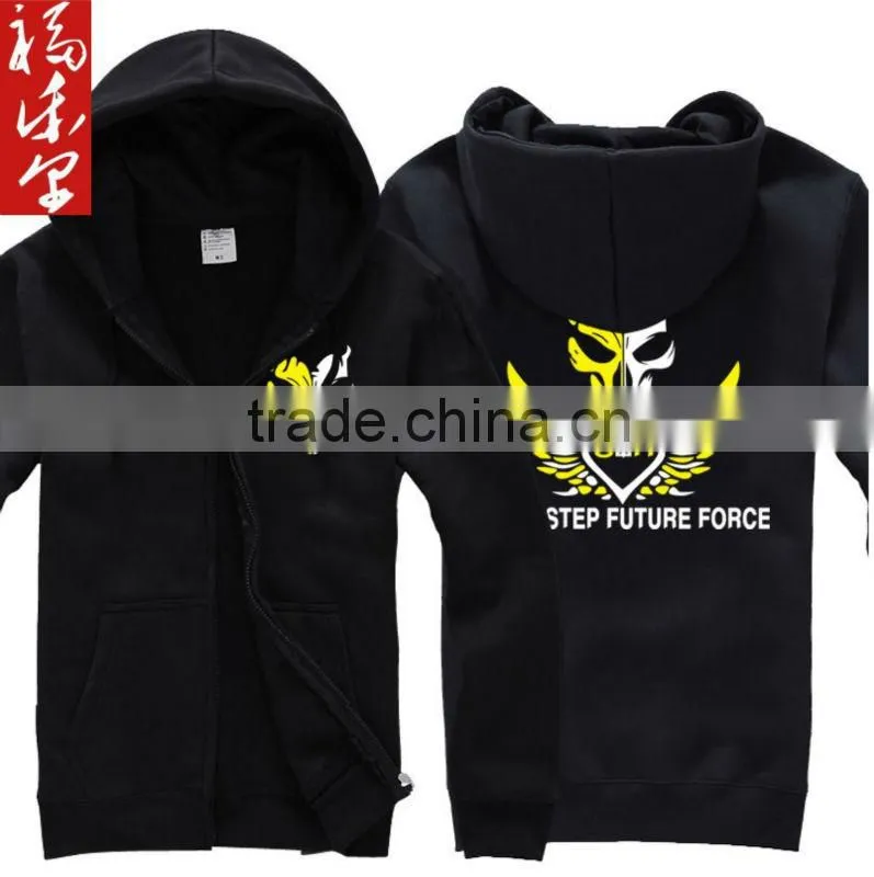 2013 Mens NEW STYLE FASHION hip hop fleece jacket with cotton and polyester material
