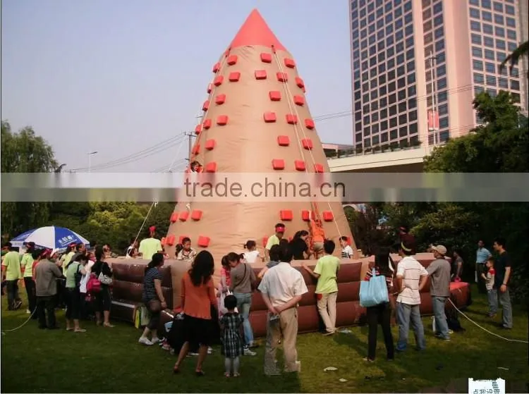 High quality inflatable rock climbing wall equipment2015