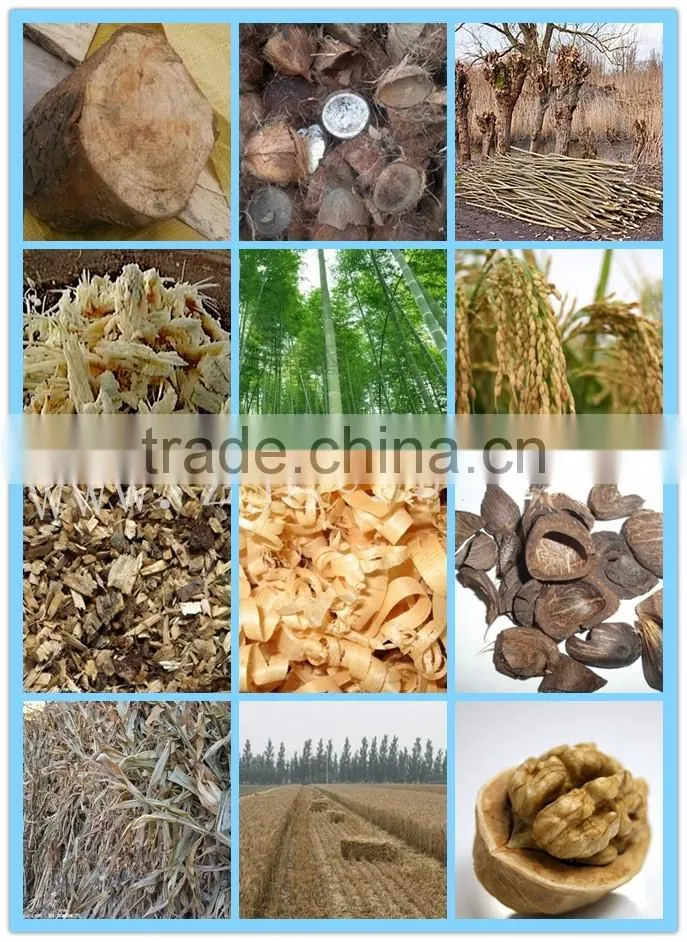 Smokeless wood sawdust coconut shell biomass material carbonization furnace/charcoal making machine