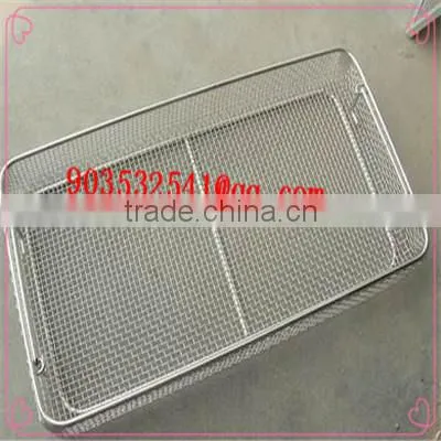 Medical 304 316 stainless steel disinfecting basket made in Anping