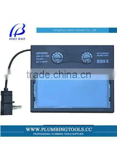 HX-ADF5000SG Auto Darkening welding Filter ABS & PVC, new welding lens CE en379