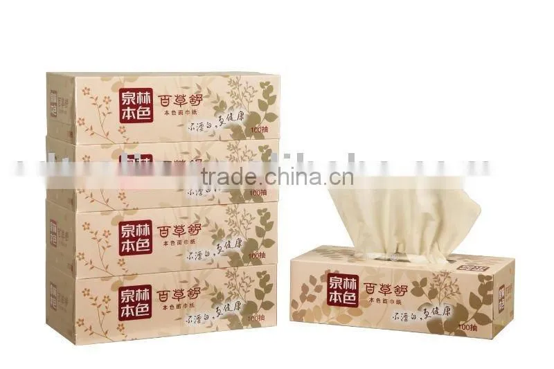 Unbleached health Facial Tissue