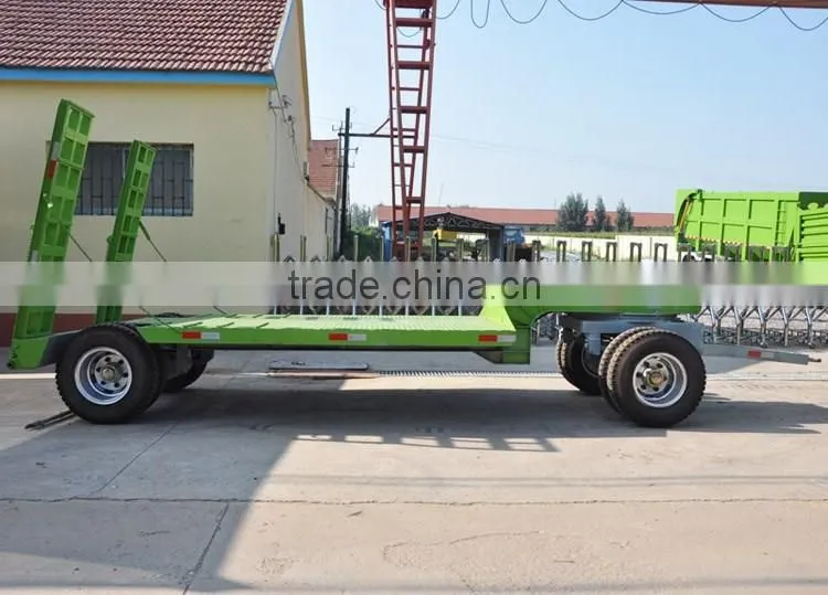 CIMC Trailers Tri-Axle Low Bed Semi Trailer Trucks