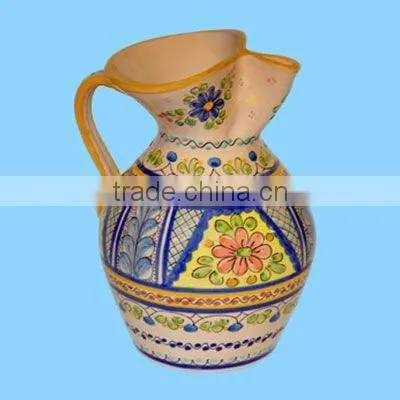 decorative ceramic spanish sangria pitchers