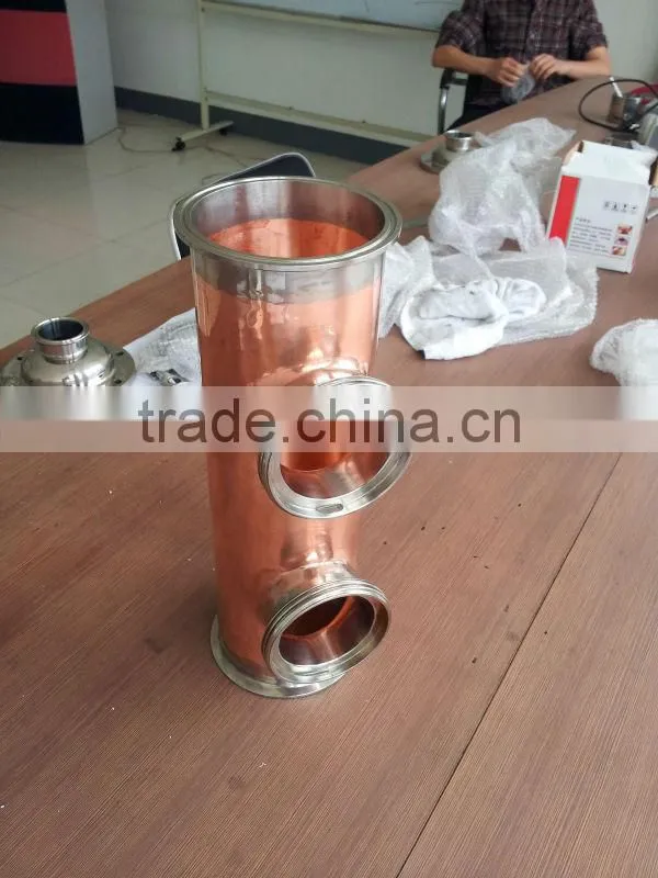 copper home distillation column