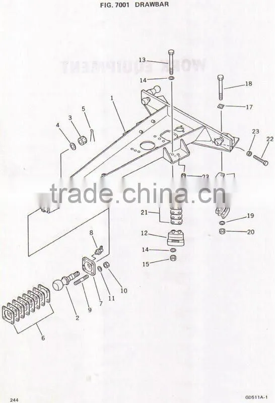 Liugong CLG418 grader parts
