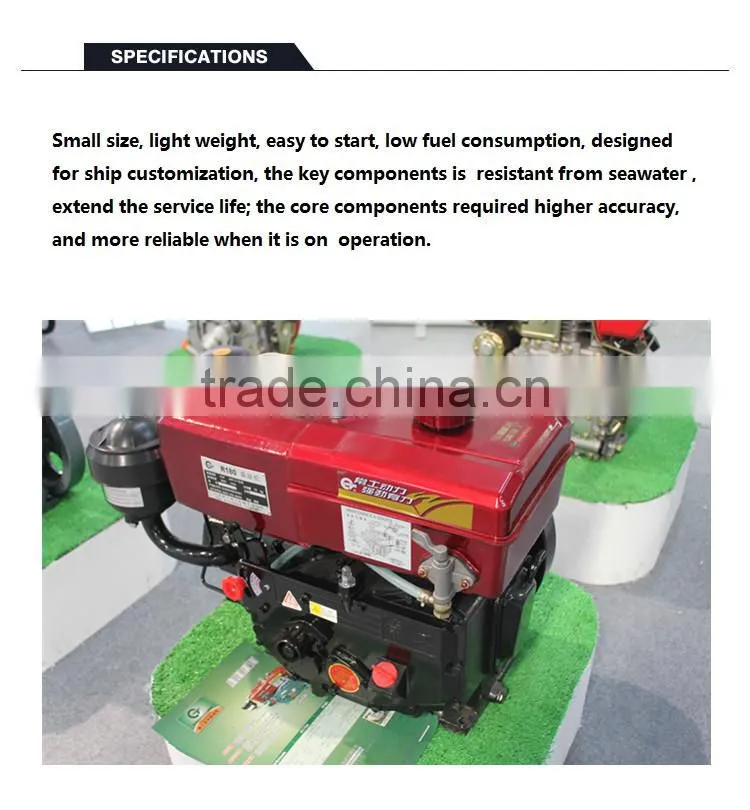 R180 use for ship Special water-cooled single-cylinder diesel engine