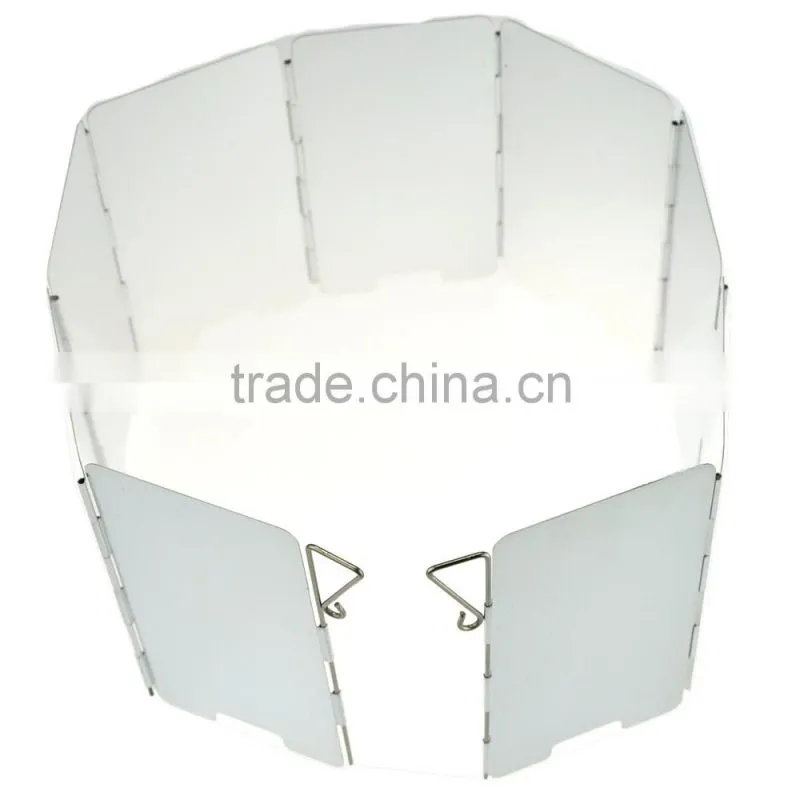 Foldable Stove Windshield Screen for Camping