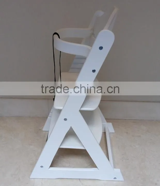 European Standard EN14988 Beech wood multifunctional 3 in 1 baby high chair