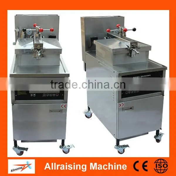 CE Approved Automatic Stainless Steel Pressure Fryer with Oil Pump for Sale