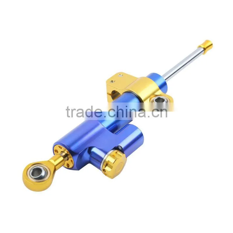 for Universial Motorcycle Adjustable Steering Damper Stabilizer Top Quality Blue