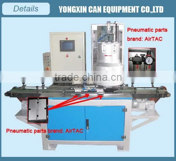 Automatic efficient energy saved closing machine cans, customized available