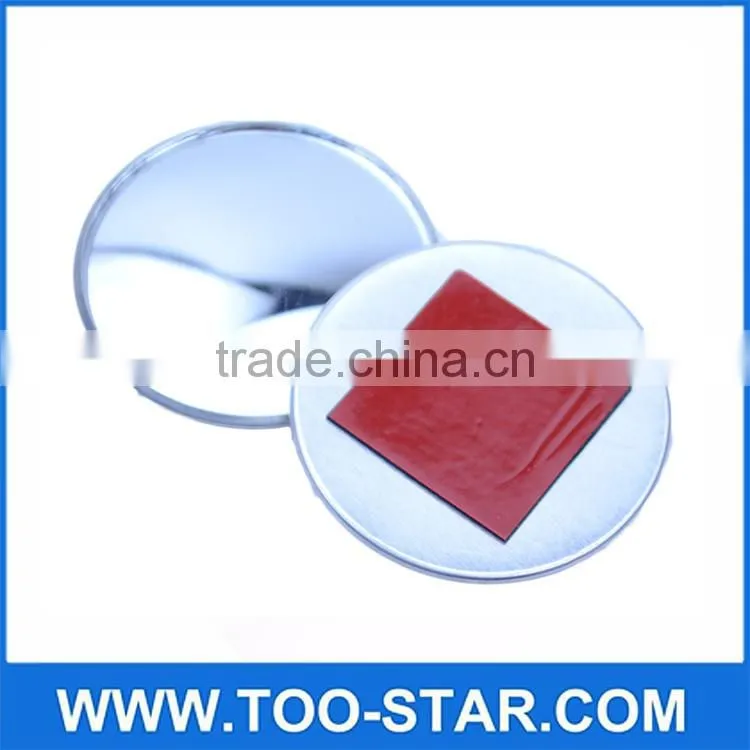Zone Tech 2" Round Stick On Rear-view Blind Spot Convex Wide Angle Mirrors Car