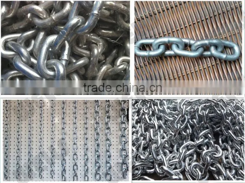 Carbon steel long DIN763 link chain