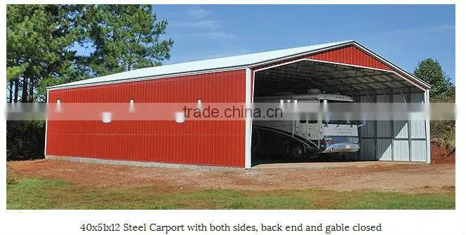 steel prefabricated garagres
