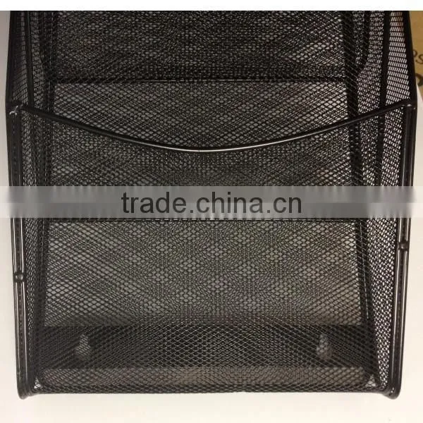 5 Tiers Wire Mesh Wall Mounted Leaflet Holder