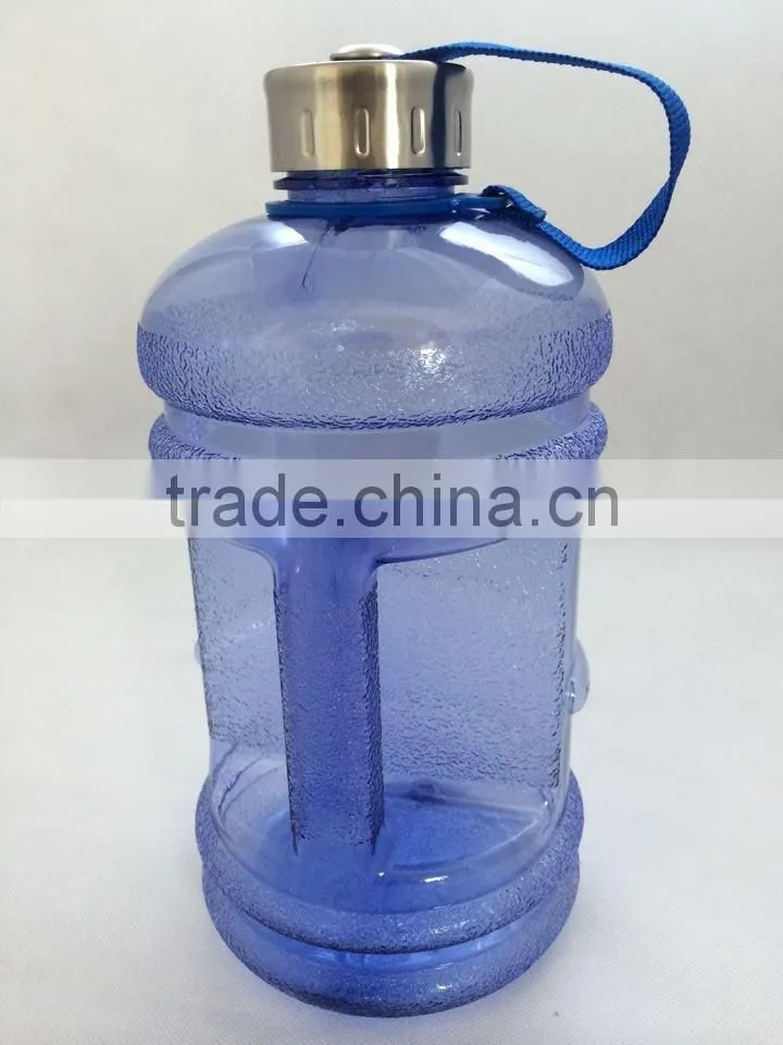 Cheap 2.2 liter clear plastic water jugs with lids/Water jug with side handle/Drinking Water Plastic Bottle