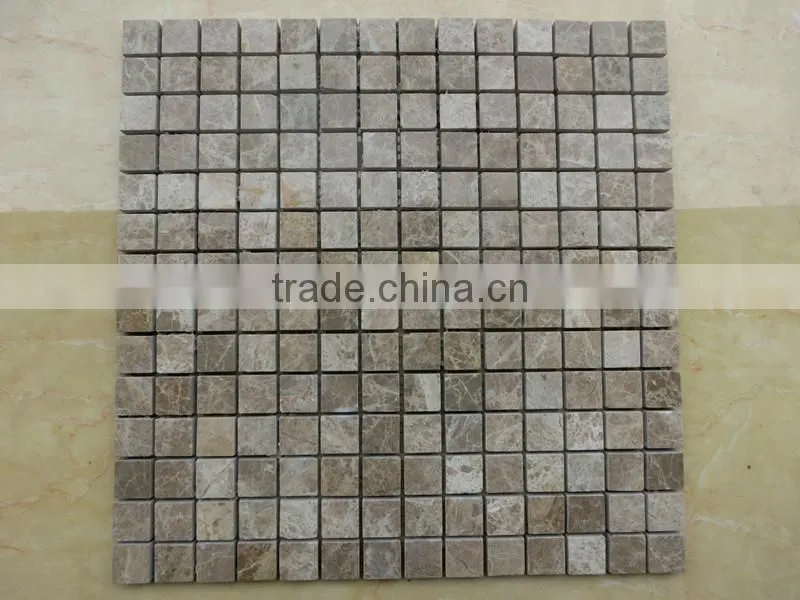 Glass marble mix mosaic carpet design on sale