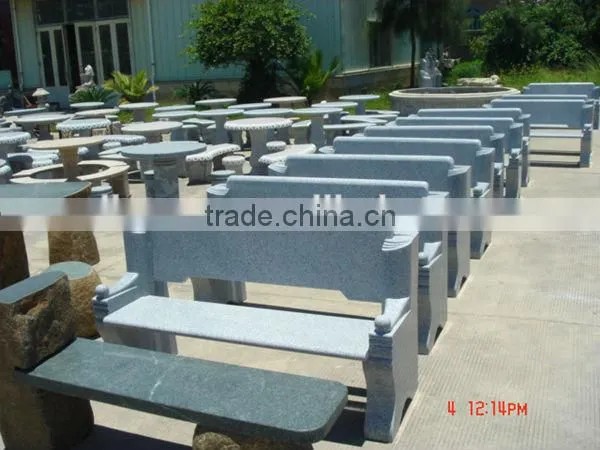 Hot Sell Cheap Garden Bench Stone