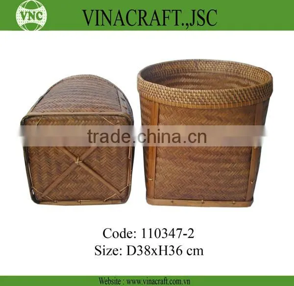 Vietnamese Bamboo - Magazine paper storage bin