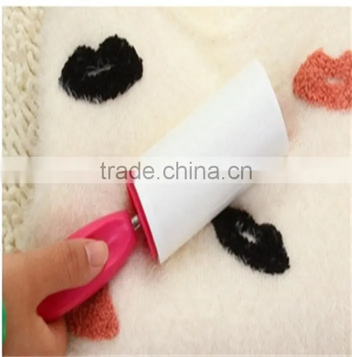 Wooden handle Lint Remover Roller with 60sheets Roll