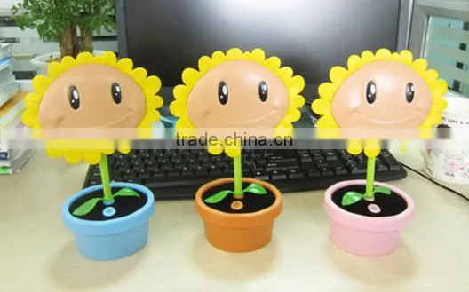 Wholesale Stock Small Order Creative Sunflower Plant Night Light