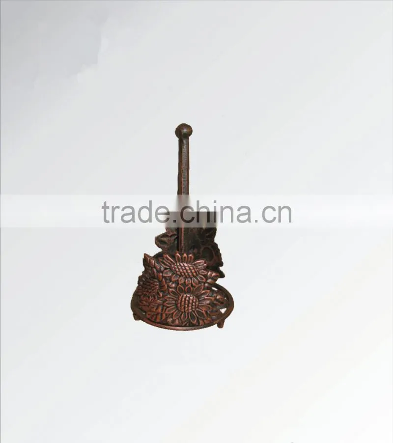 cast iron bathroom paper towel holder
