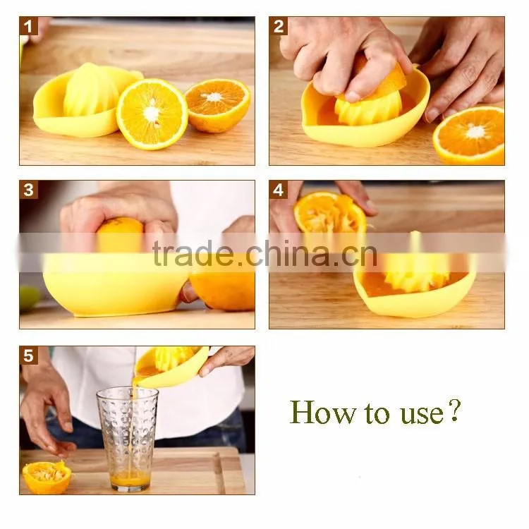food grade nontoxic silicone lemon squeezer lemon press