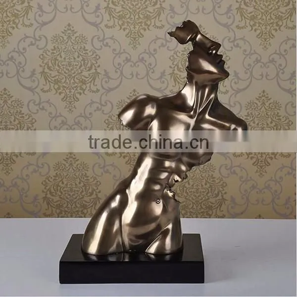 Custom new design art decor angel with dove statue