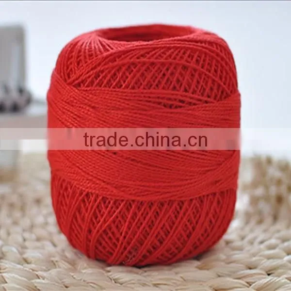 6S/2 Crochet Cotton Yarn knitting colorful Lace yarn