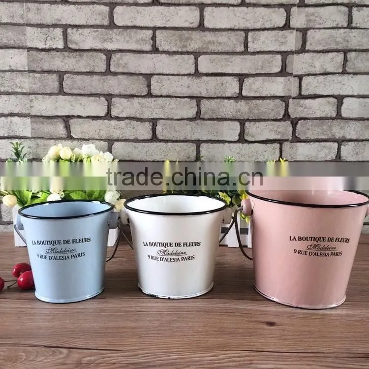 Galvanized Metal Bucket drinking beer houseware Ice Bucket