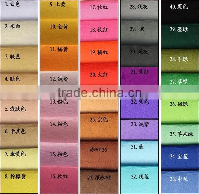 Nonwoven fabric polyester needle Felt