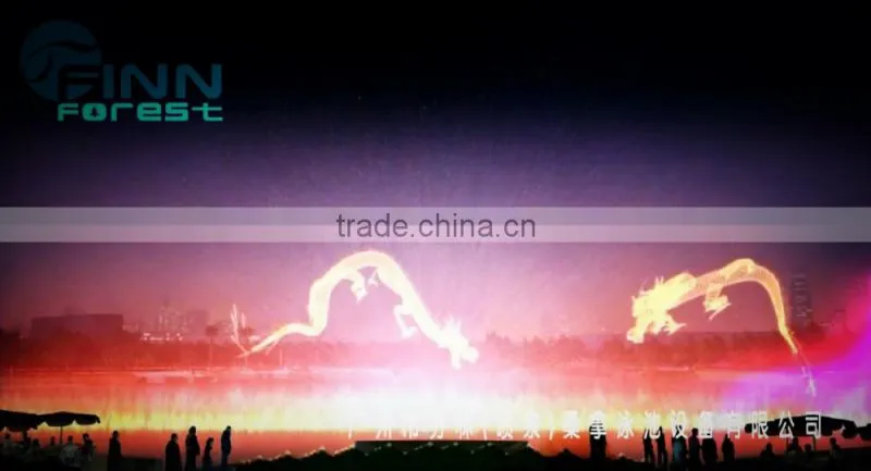 Laser projector water film show digital water screen