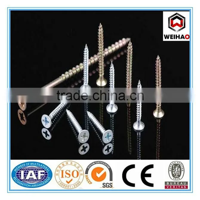 High quality all size chipboard screw used on doors and windows