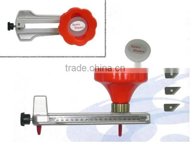 Adjustable Handy Circle cutter with metric and inch graduated