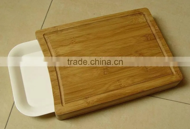 Bamboo Cutting boards, with food tray