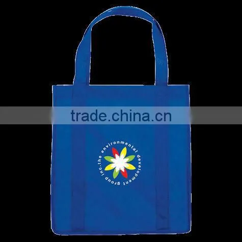 80 Grams Non-woven PP Green Grocery Tote Bag